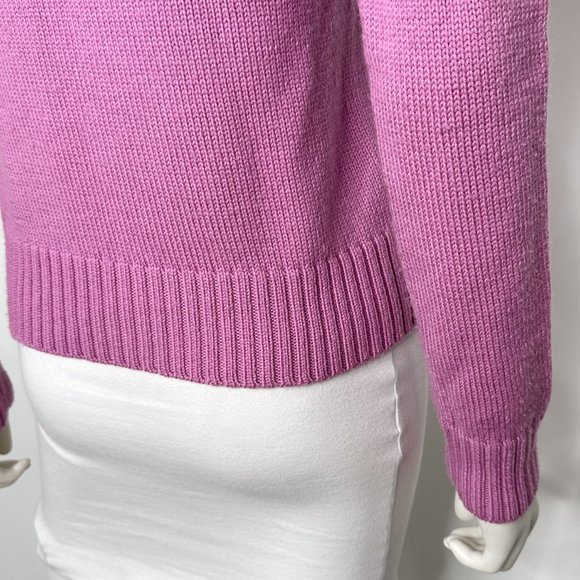 Theory Classic Wool Long Sleeve Turtleneck Sweater in Pink Women’s Size S - Picture 13 of 15